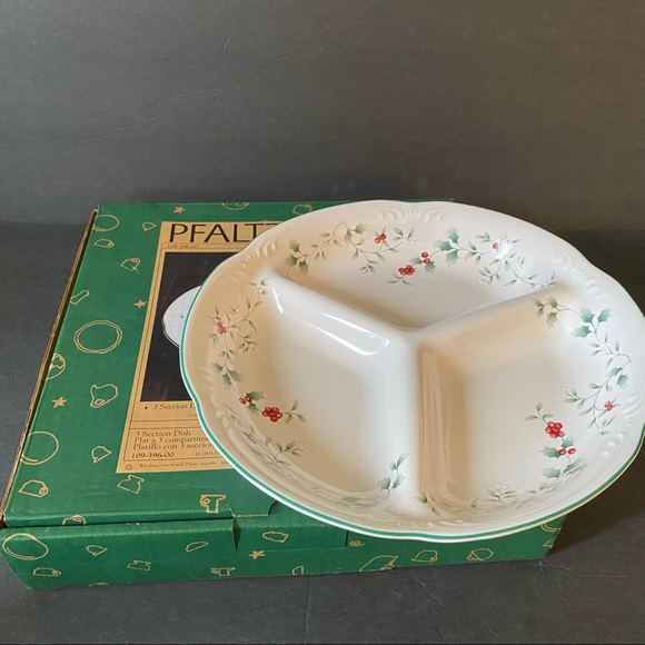 Pfaltzgraff Other - Vintage Pfaltzgraff Winterberry 3 Section Dish 109-396-00 NIB